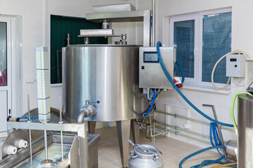 equipment in the cheese dairy
