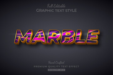 Marble Editable 3D Text Style Effect Premium