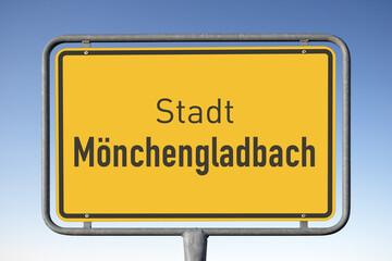 Ortstafel Stadt Mönchengladbach, (Symbolbild)