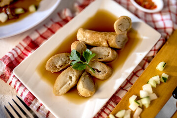 Pempek Asian Food  Indonesia, original food,