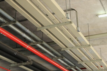 industrial interior of an industrial factory