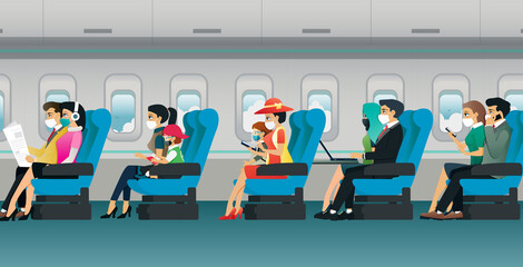 All passengers are required to wear a mask during the flight.
