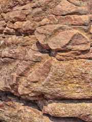 Stone texture, red granite background