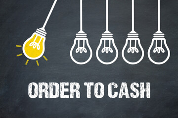 Fototapeta premium Order to Cash 