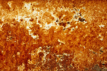 Textures of rusted metal for backgrounds and wallpaper. Blue dried mudscapes and the colorful rusted metal. 