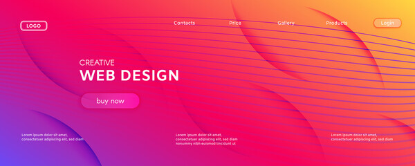 Colorful Fluid Shape. Flow Abstract Flyer. Vivid 