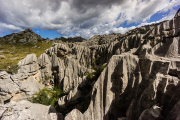 Relieve kárstico, Mortix publishes estate, natural setting of the Sierra de Tramuntana, Mallorca, balearic islands, spain, europe