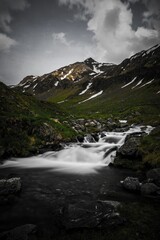 mountain river in the mountains