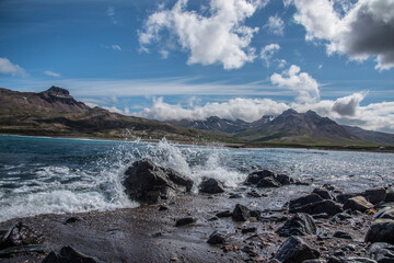 mountain lake in the mountains
