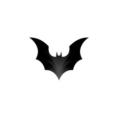 Bat image logo design illustration
