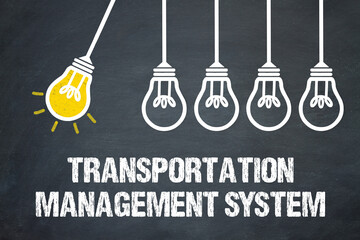 Naklejka premium Transportation Management System 