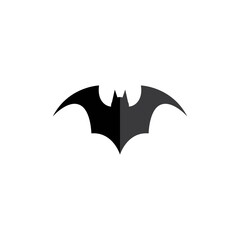 Bat image logo design illustration