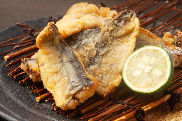 サンマの竜田揚げ