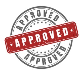 Stamp for approved