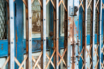 Corrugated metal sheet,Slide door ,Roller shutter texture