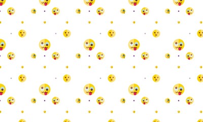 monster colorful collection background pattern design