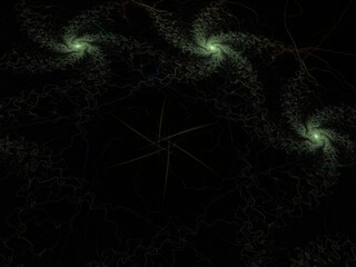 Imaginatory fractal background Image