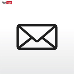 Mail icon vector . Email sign