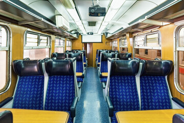 comfortable carriage with soft seats