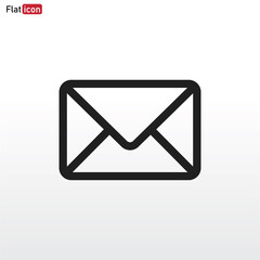 Email icon vector . Mail sign