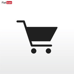 Shopping Cart icon vector Basket sign