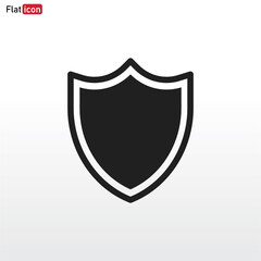Shield icon vector . protection sign