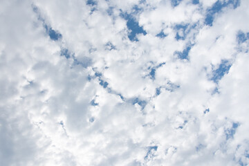 Blue sky with clouds. Background