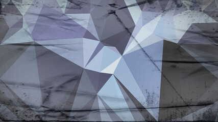 Fototapeta na wymiar Blue and Grey Polygonal Triangular Background Graphic
