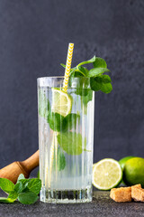 Glass of mojito