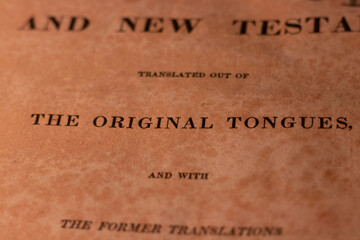 The Original Tongues