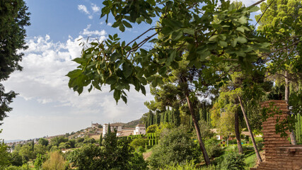 Fototapeta na wymiar Alhambra of granada National monument