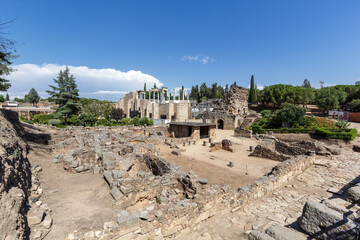 Historical ruins in Merida Spain