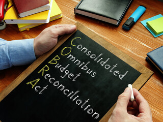COBRA Consolidated Omnibus Budget Reconciliation Act is shown on the photo
