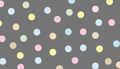 楽しい雰囲気のカラフルなランダムドット