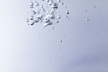 Water bubbles - macro photo