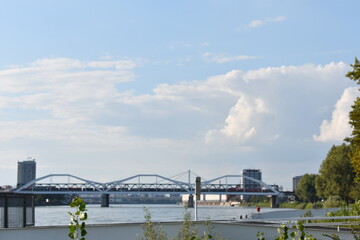 Mannheim unter blauen Himmel