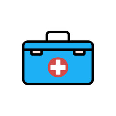 Bag, medical, doctor vector icon