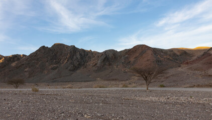 A Desert Landscape near Eilat, Israel