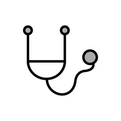 Stethoscope, doctor, tool vector icon