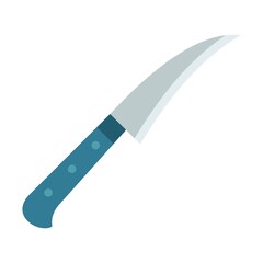 Tourne knife vector flat material design isolated object on white background.