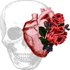 abstract, anatomy, art, background, beautiful, black, bone, day, dead, death, decoration, decorative, demon, design, devil, drawing, element, floral, flower, gorgeous, gothic, graphic, grunge, heart, 