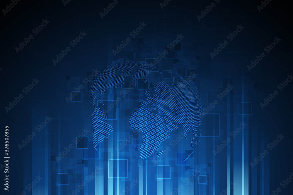 Poster abstract technology background hi-tech communication concept futuristic digital innovation backgroun