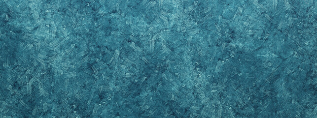 Fototapeta na wymiar Blue or turquoise paint daubs abstract background