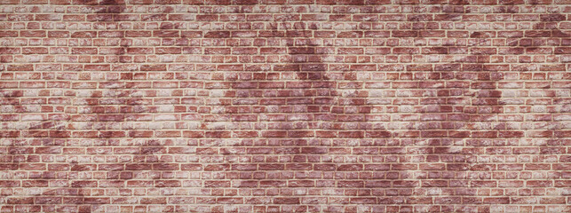 Grungy bricks background banner