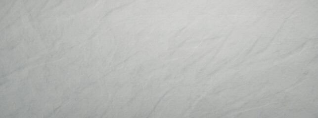Wrinkled white paper background banner