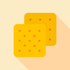 Cookie vector icon. Fast food sign