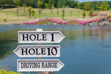 ゴルフ場のコース案内