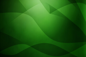Abstract illustration green color dark background