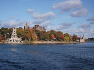 Fall/autumn foliage on one of the 1000 islands