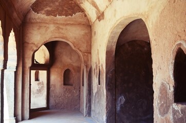 arches in royal palace of farukh nagar